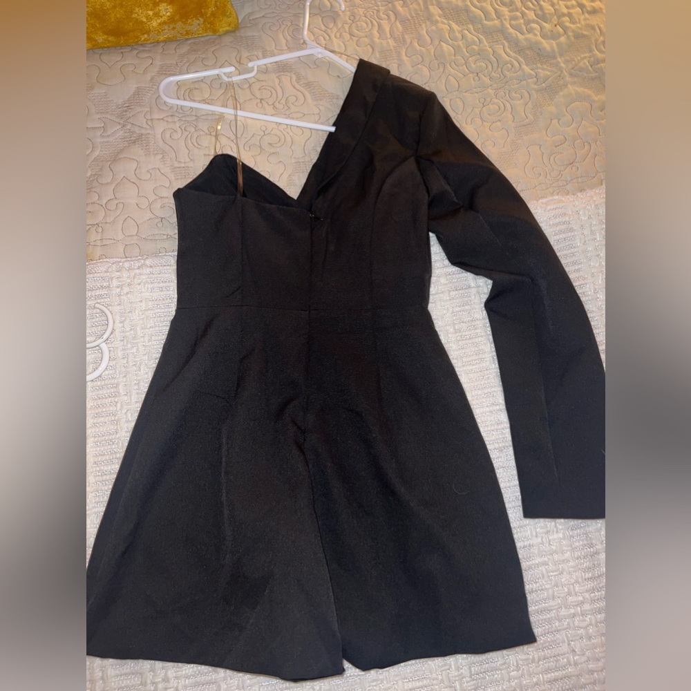 Do+Be Black One Shoulder Romper - image 3